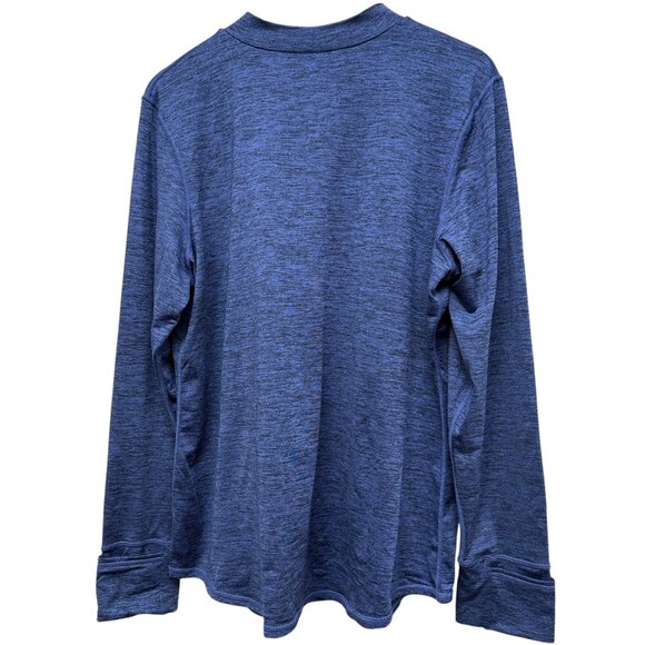CUDDL DUDS Climate Right Top XXL Blue Mock Neck Fleece Lined Performance Womens - Picture 3 of 9